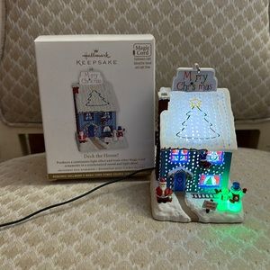 Hallmark Keepsake Deck the House! Ornament Magic Cord-New in Box
